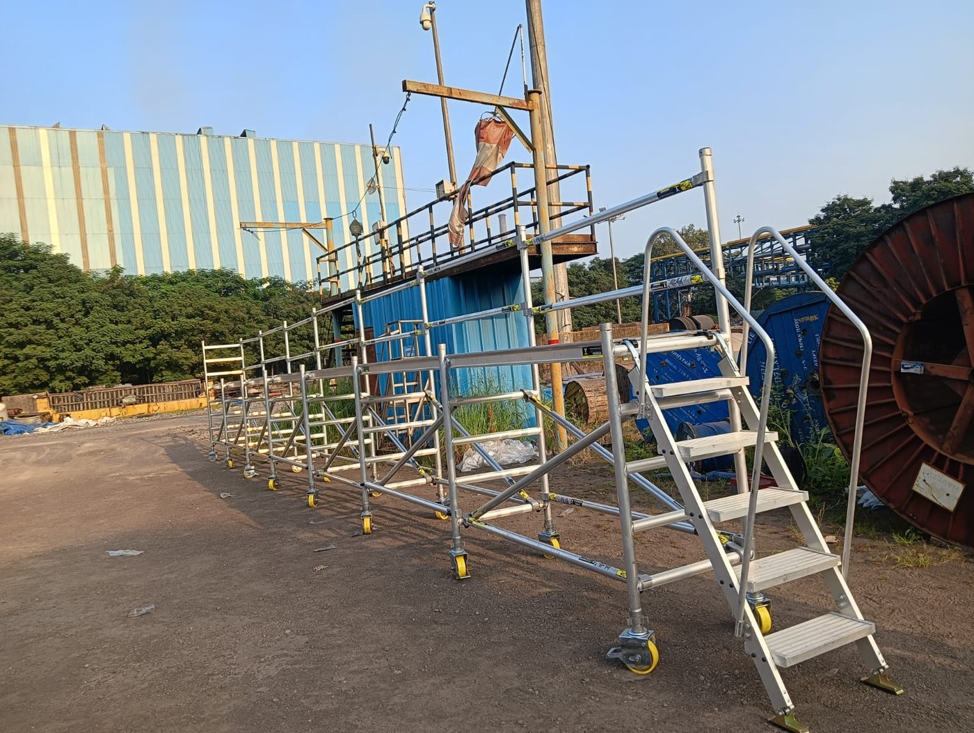 TATA Steel cantilever access, Y Group
