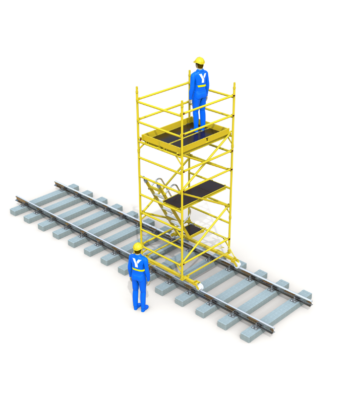 scaffolding-track-trolley detail 1
