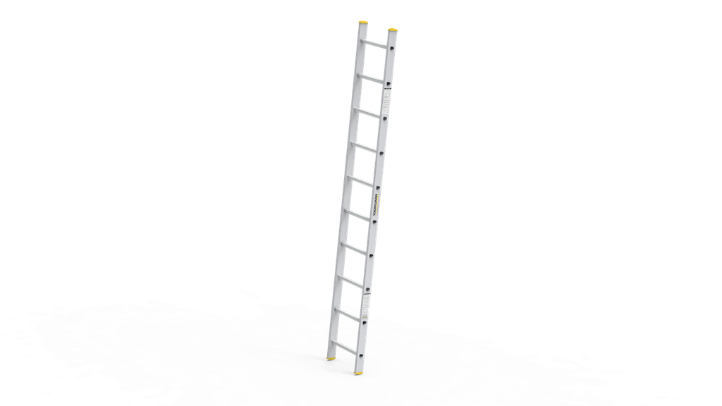 ALUMINIUM WALL SUPPORT STRAIGHT LADDER