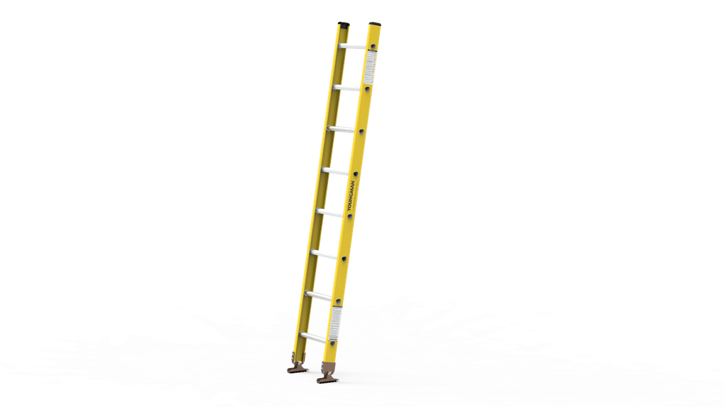FRP WALL SUPPORT STRAIGHT LADDER