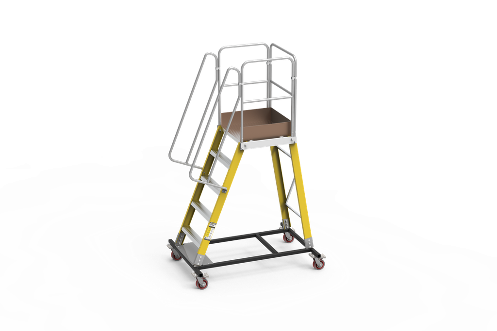 FRP WAREHOUSE PLATFORM LADDER