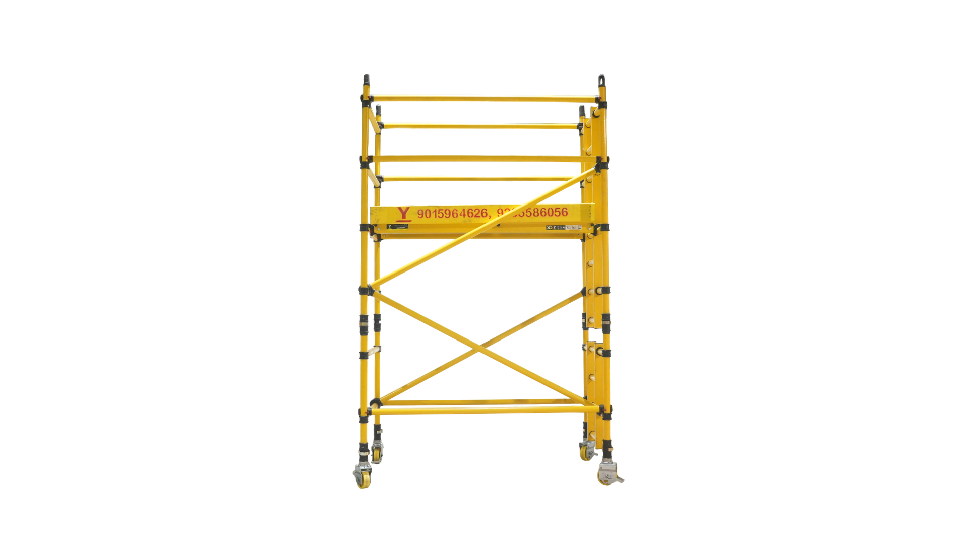 FRP scaffold tower in industrial electrical environment