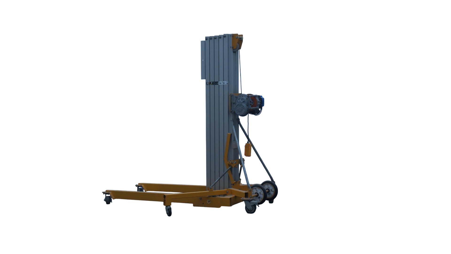 LIFTO heavy-duty manually operated lift in factory