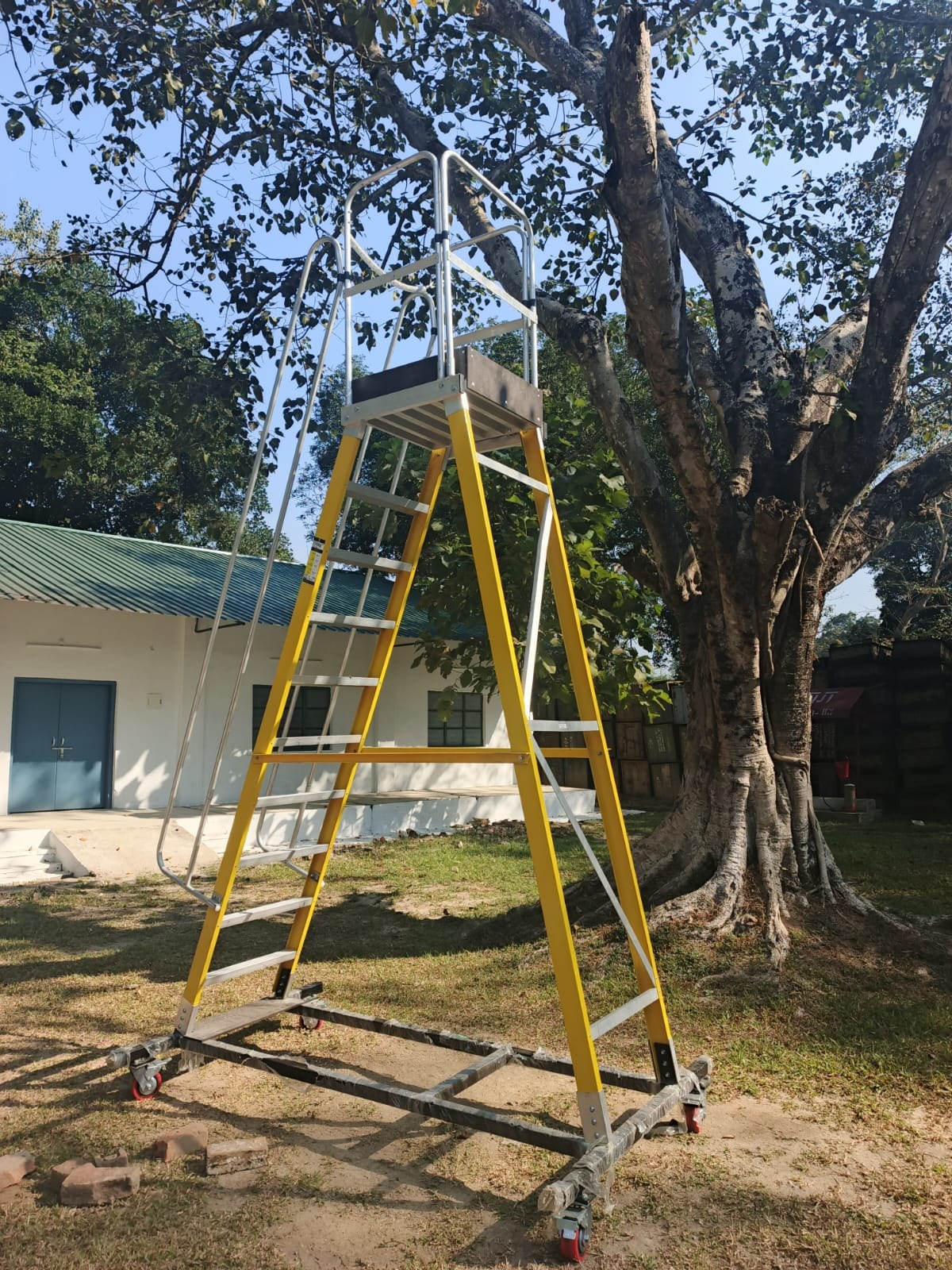 Y-Access warehouse ladder deployed at Savex Technologies Mumbai facility