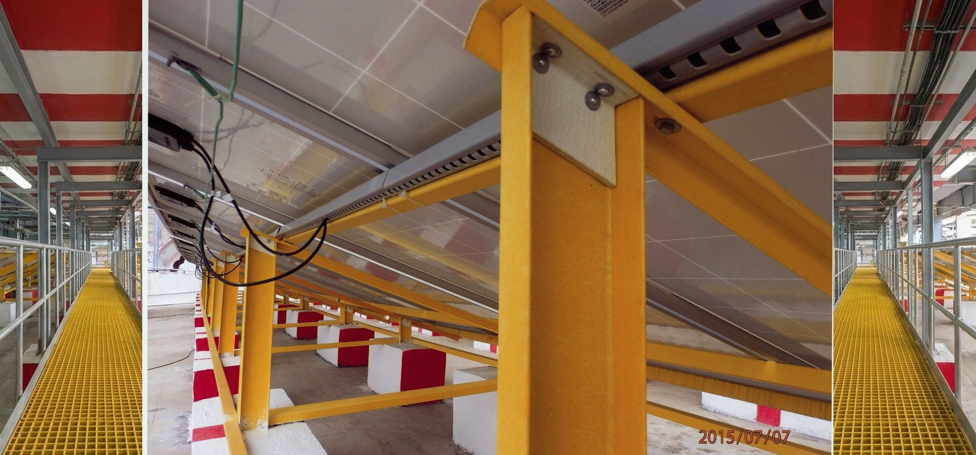 Oil & gas refinery scaffolding access